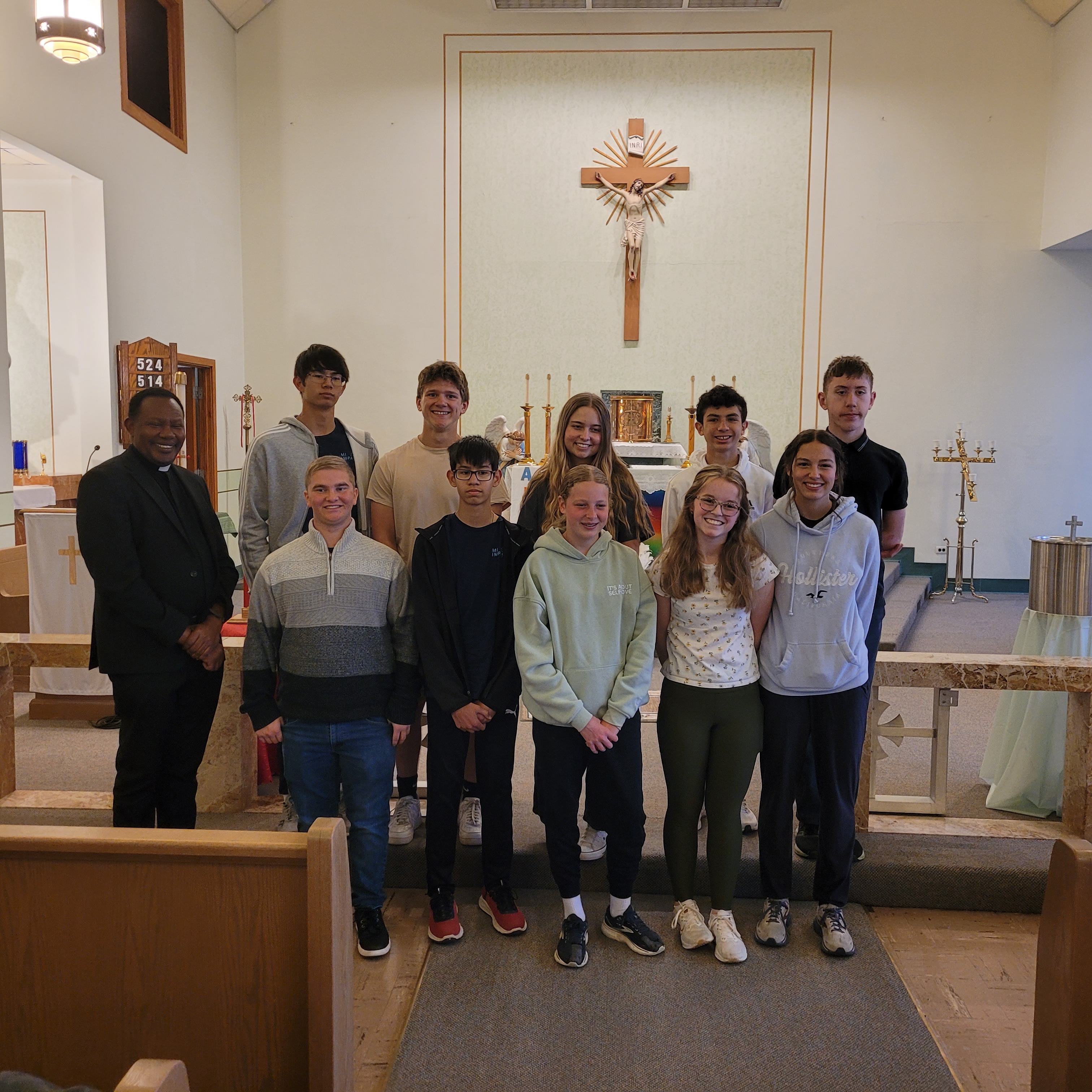 Fr. Luzindana & Youth Group 